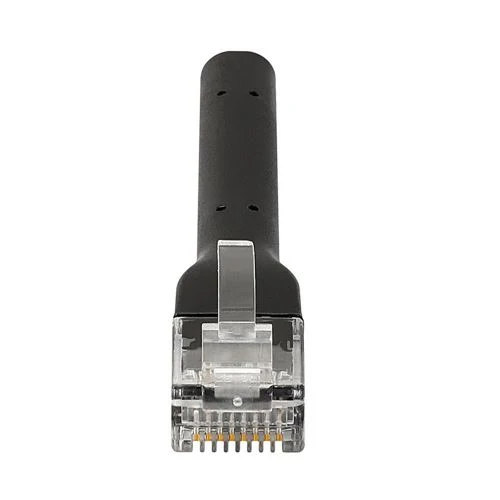 Cables de Red Intellinet Cat6 Stranded U/UTP FlexiBoot Slim Network Ethernet Cable 10ft Negro