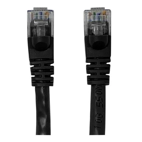 Cables de Red PPA 100 Ft. CAT 6 Stranded Snagless Ethernet Cable Negro
