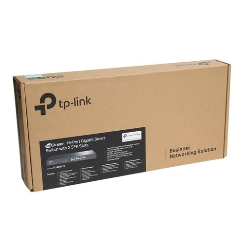 Switch de Red TP-LINK JetStream 16-Port Gigabit Smart Switch