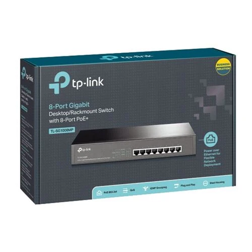 Switch de Red TP-LINK 8-Port Gigabit Desktop/ Rackmount Switch