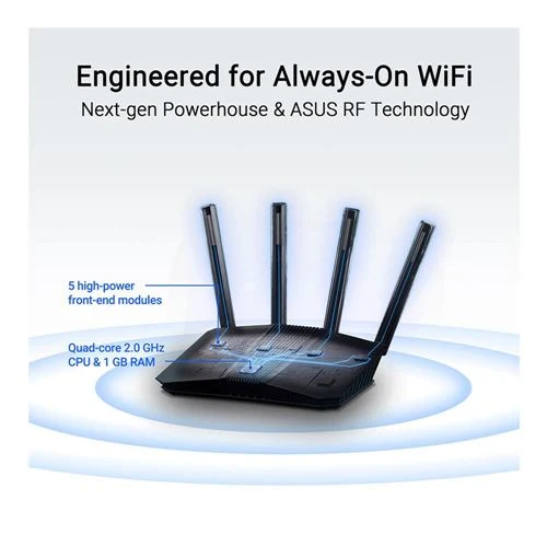 Mesh WiFi ASUS RT-BE59 Dual-band WiFi 7 Router: Mesh-Compatible