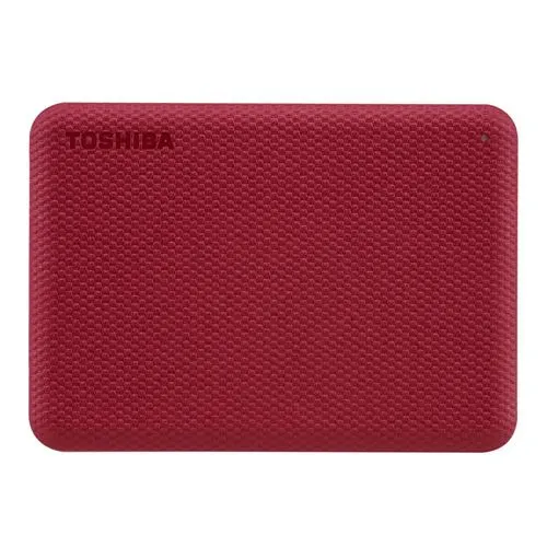 Disco Duro Toshiba Canvio Advance 2TB USB 3.1 (Gen 1 Type-A) 2.5" Portable External Hard Drive Rojo