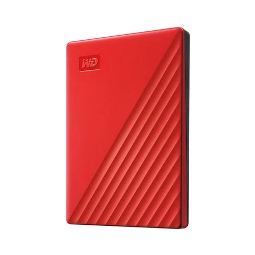Disco Duro WD My Passport 2TB USB 3.2 (Gen 1 Type-A) 2.5" Portable External Hard Drive Rojo