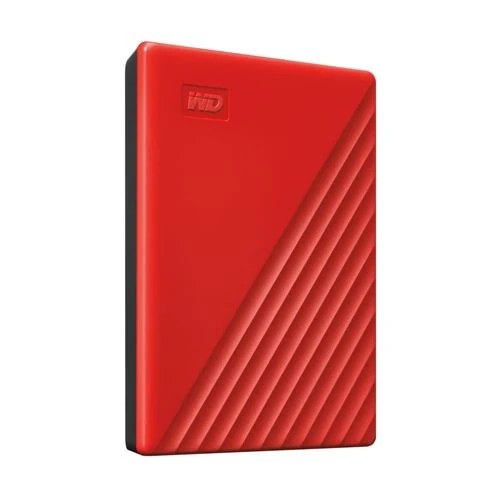 Disco Duro WD My Passport 2TB USB 3.2 (Gen 1 Type-A) 2.5" Portable External Hard Drive Rojo
