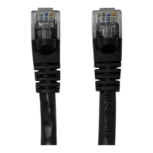 Cables de Red PPA 15 Ft. CAT 6a Snagless Ethernet Cable Negro