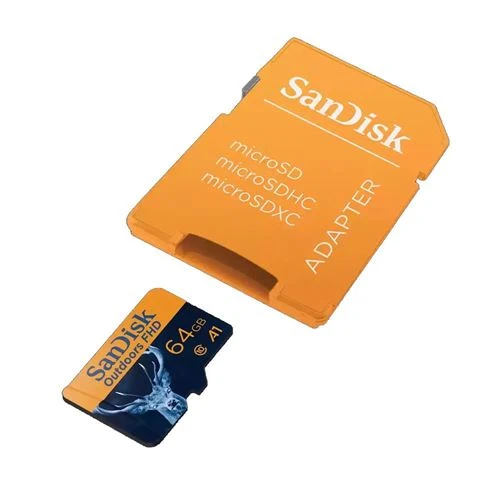 Tarjeta de Memoria Sandisk 64GB Outdoors microSDXC Class 10 / U1 / V10 Flash Memory Card (2-Pack)