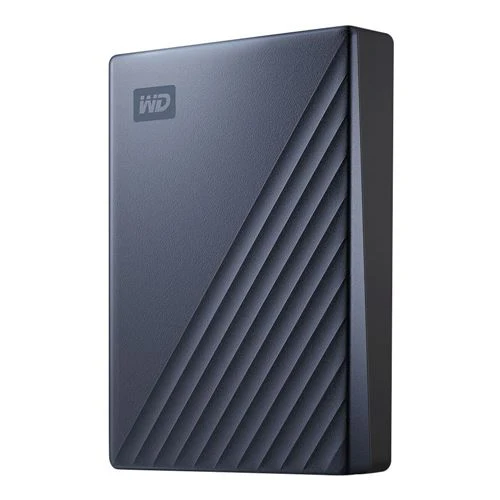 Disco Duro WD 5TB My Passport Ultra USB 3.0 Type-C External Hard Drive (Blue) Azul