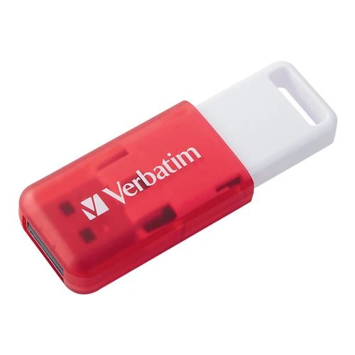 Memoria USB Verbatim SeaGlass 32GB USB 2.0 Flash Drive Rojo