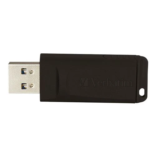 Memoria USB Verbatim 64GB Slider USB Flash Drive Negro