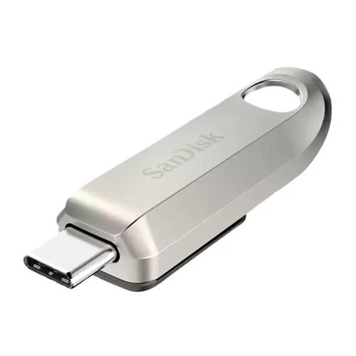 Memoria USB Sandisk 64GB Ultra Luxe Type-C SuperSpeed+ USB 3.2 (Gen 1) Flash Drive Plata