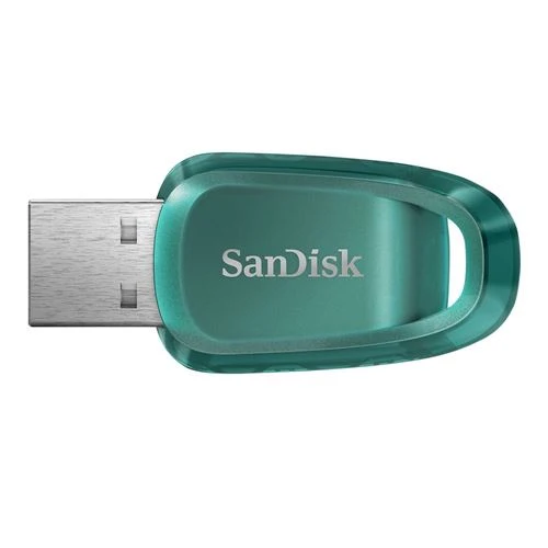 Memoria USB Sandisk 64GB Ultra Eco SuperSpeed+ USB 3.2 (Gen 1) Flash Drive Verde Azulado