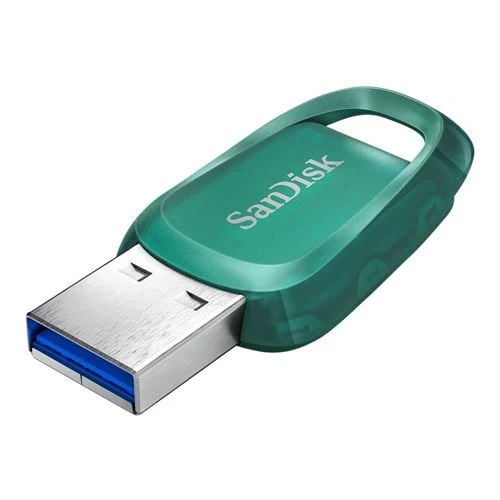 Memoria USB Sandisk 64GB Ultra Eco SuperSpeed+ USB 3.2 (Gen 1) Flash Drive Verde Azulado