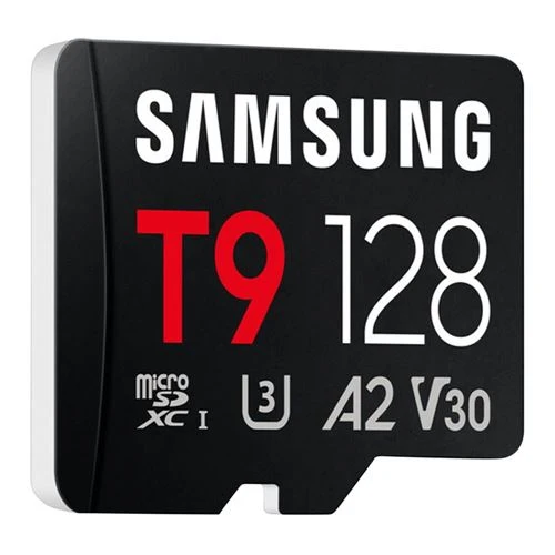 Tarjeta de Memoria Samsung T9 128GB microSDXC Card UHS-I Flash Memory Card Class 10 U1 V30 A2 Memory Card