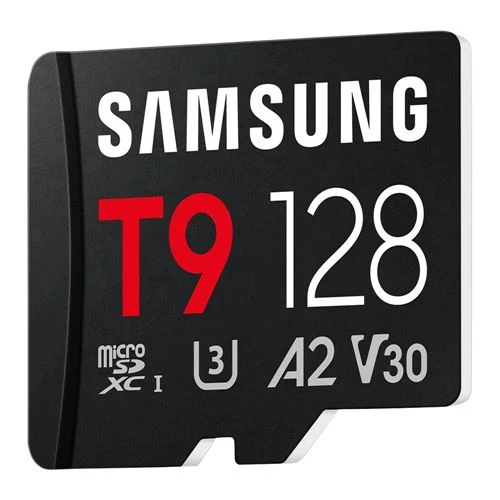 Tarjeta de Memoria Samsung T9 128GB microSDXC Card UHS-I Flash Memory Card Class 10 U1 V30 A2 Memory Card