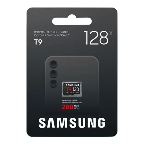 Tarjeta de Memoria Samsung T9 128GB microSDXC Card UHS-I Flash Memory Card Class 10 U1 V30 A2 Memory Card