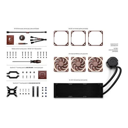 Refrigeración Líquida Noctua NL-LC1-36 360mm All in One Liquid CPU Cooling Kit
