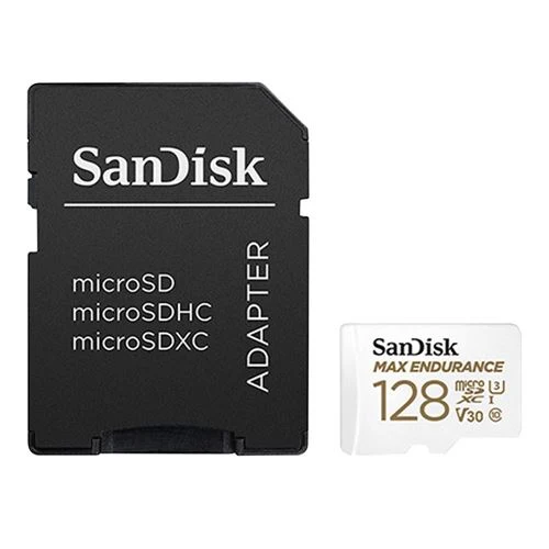 Tarjeta de Memoria Sandisk 128 GB Max Endurance microSDHC Class 10 / UHS-3 Flash Memory Card