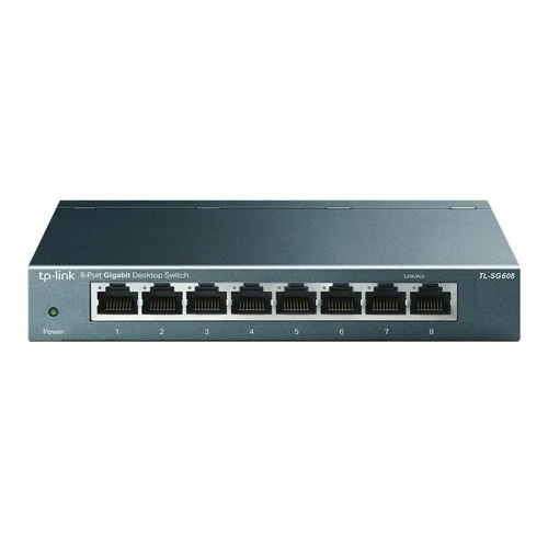 Switch de Red TP-LINK TL-SG608 8-Port 10/100/1000Mbps Desktop Switch