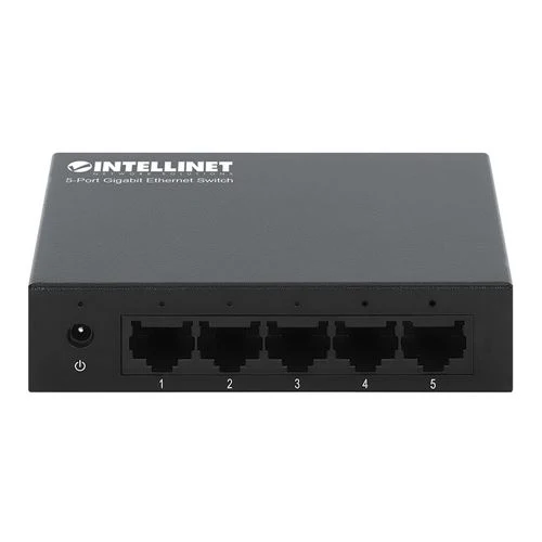 Switch de Red Intellinet 5-Port Gigabit Ethernet Network Switch Ethernet Splitter