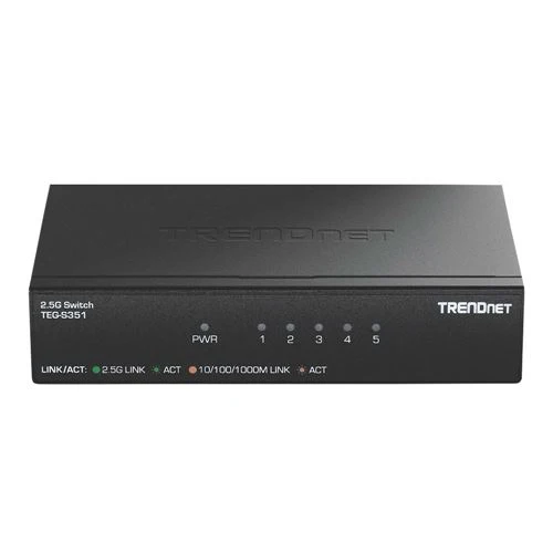 Switch de Red Trendnet TEG-S351 5-Port 2.5G Unmanaged Network Switch
