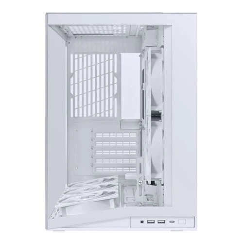 Case Lian Li O11 DYNAMIC MINI V2 Flow Tempered Glass ATX Mid-Tower Computer Case Blanco