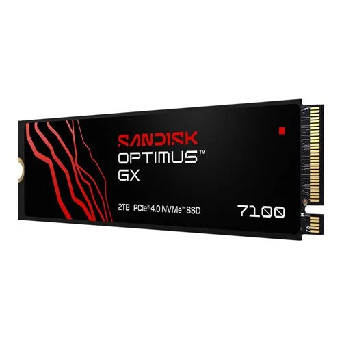 Disco SSD Sandisk Optimus GX 7100 2TB BiCS TLC 3D CBA NAND PCIe Gen 4 x4 NVMe M.2 Internal SSD