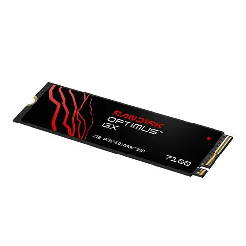 Disco SSD Sandisk Optimus GX 7100 2TB BiCS TLC 3D CBA NAND PCIe Gen 4 x4 NVMe M.2 Internal SSD
