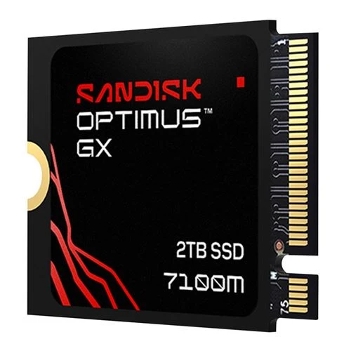 Disco SSD Sandisk Optimus GX 7100M 2TB BiCS TLC 3D CBA NAND PCIe Gen 4 x4 NVMe M.2 2230 Internal SSD