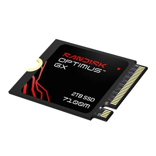 Disco SSD Sandisk Optimus GX 7100M 2TB BiCS TLC 3D CBA NAND PCIe Gen 4 x4 NVMe M.2 2230 Internal SSD