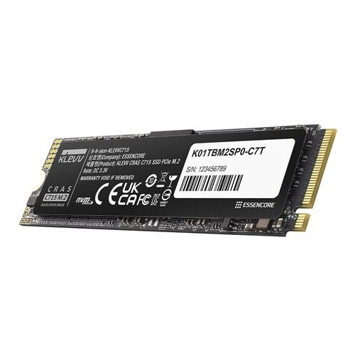 Disco SSD KLEVV C715 256GB 3D TLC NAND PCIe Gen 3 x4 NVMe M.2 Internal SSD