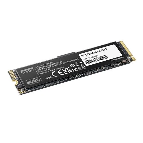 Disco SSD KLEVV C715 256GB 3D TLC NAND PCIe Gen 3 x4 NVMe M.2 Internal SSD