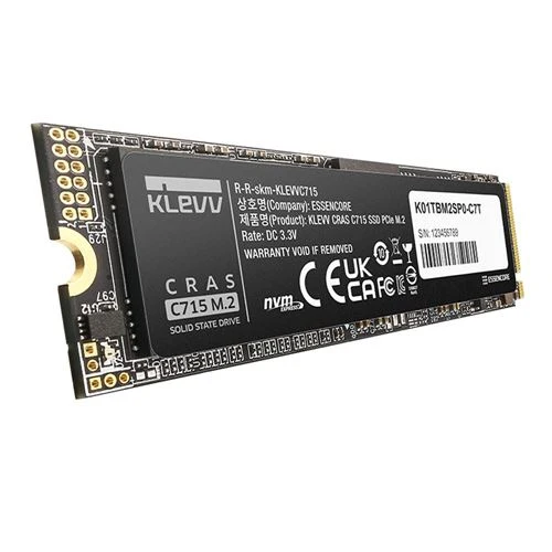 Disco SSD KLEVV C715 256GB 3D TLC NAND PCIe Gen 3 x4 NVMe M.2 Internal SSD