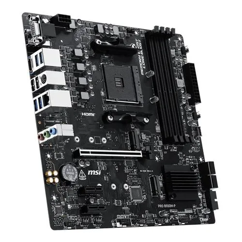 Tarjeta Madre MSI B550M-P PRO AMD AM4 microATX Motherboard