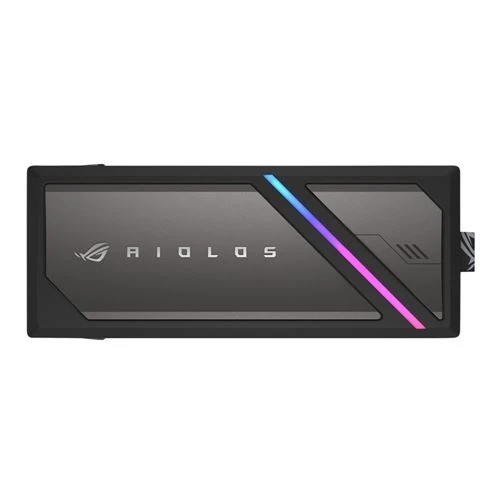Carcasa SSD ASUS ROG Strix Aiolos USB-C 20Gbps NVMe/SATA M.2 Dual Negro