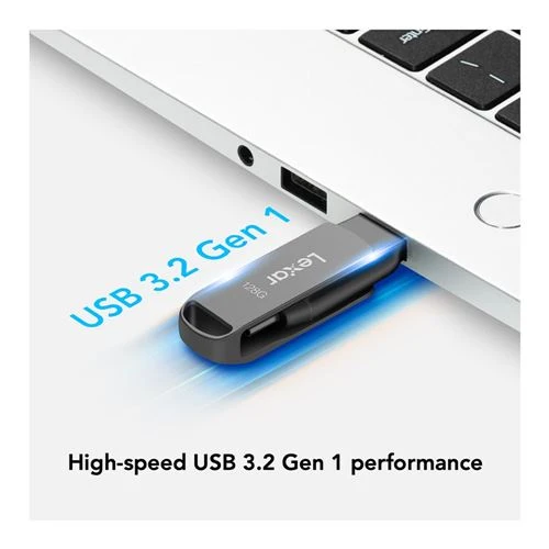 Memoria USB Lexar 128GB JumpDrive Dual Drive D400 USB 3.2 Gen 1 Flash Drive (USB-C / USB-A)