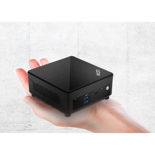 Mini PC - MSI - CUBI 5 - Core i5 1235U - Memoria Max 64GB - Ranuras para 2 SSD (Máx. 4TB) - Soporta para 3 monitores 4K - 6 USB - 1 HDMI - 1 DisplayPort - 2 LAN - 12M-015BUS