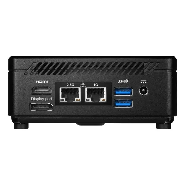 Mini PC - MSI - CUBI 5 - Core i5 1235U - Memoria Max 64GB - Ranuras para 2 SSD (Máx. 4TB) - Soporta para 3 monitores 4K - 6 USB - 1 HDMI - 1 DisplayPort - 2 LAN - 12M-015BUS
