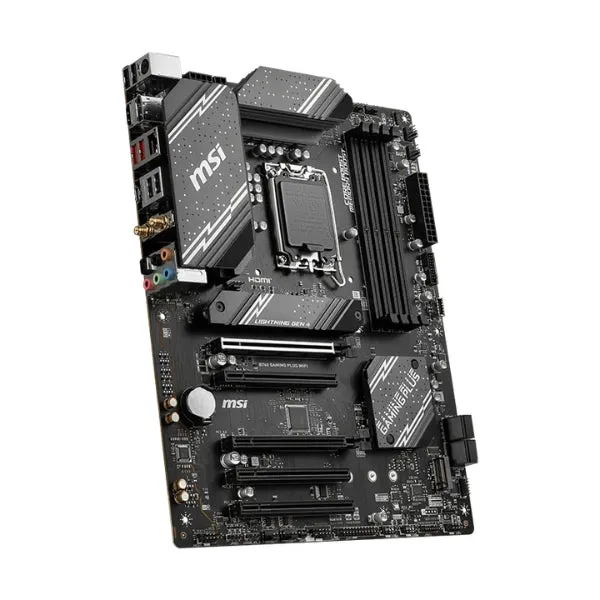 Tarjeta Madre MSI B760 Gaming Plus WiFi - ATX - Socket LGA1700 - 4x DDR5 - 2x M.2 - PCIe 4.0 - WiFi 6E - Bluetooth 5.3 - 911-7D98-046