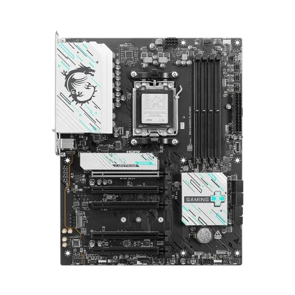 Tarjeta Madre MSI B840 Gaming Plus WiFi 7 - ATX - Socket AM5 - 4x DDR5 - 2x M.2 - PCIe 4.0 - WiFi 7 - Bluetooth 5.4 - 911-7E57-002