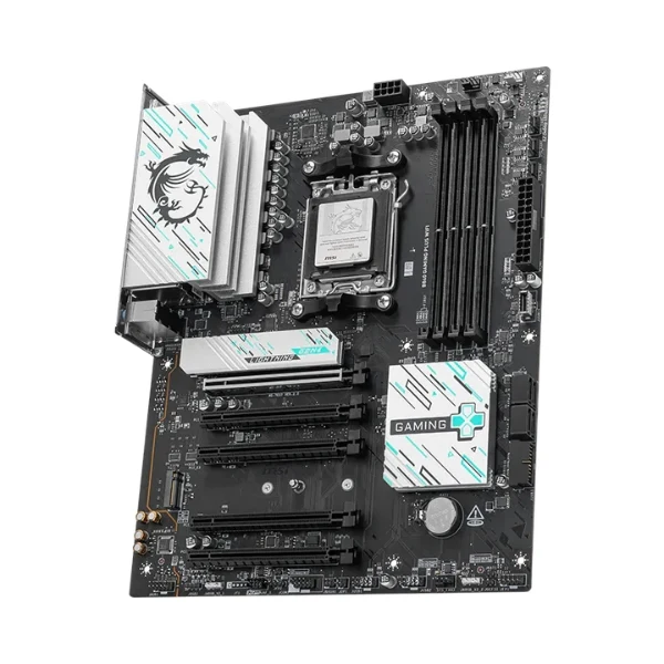 Tarjeta Madre MSI B840 Gaming Plus WiFi 7 - ATX - Socket AM5 - 4x DDR5 - 2x M.2 - PCIe 4.0 - WiFi 7 - Bluetooth 5.4 - 911-7E57-002