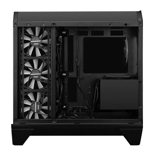 Case MSI MAG PANO 120R PZ Mid-Tower - ATX - 2xUSB - USB Type-C - HD Audio - 4x120mm ARGB - Frontal y Lateral Vidrio Templado - Negro - 306-7G22A14-W57