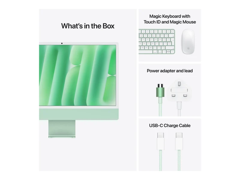 Todo en Uno Apple iMac MWUY3LL/A, Intel Core 10 Núcleos, 16GB, 256 GB SSD