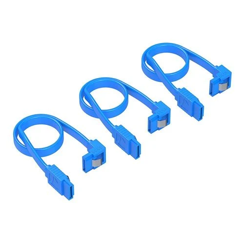 Cable de Datos SATA III Sabrent Ángulo Recto Azul (6 Gbit/s)