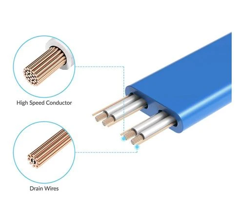 Cable de Datos SATA III Sabrent Ángulo Recto Azul (6 Gbit/s)