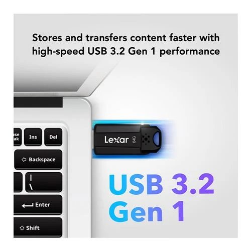 Memoria USB Lexar 64GB JumpDrive S80 USB 3.2 Gen 1 USB-A Flash Drive