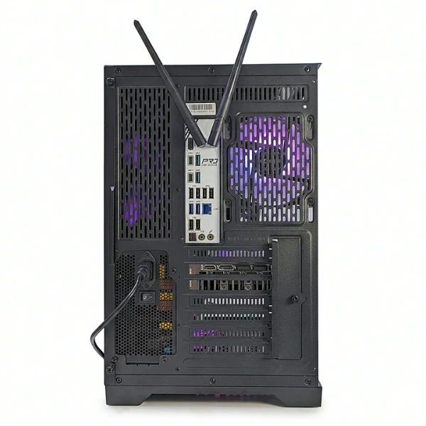 Super PC GAMER CPU AMD RYZEN 7 9800X3D - 32GB DDR5 - SSD 1TB M.2 - Case Gamer - Refrigeración líquida 360 RGB - 7 cooler RGB - Fuente de poder Certificada NVIDIA GeForce RTX 5060 8GB