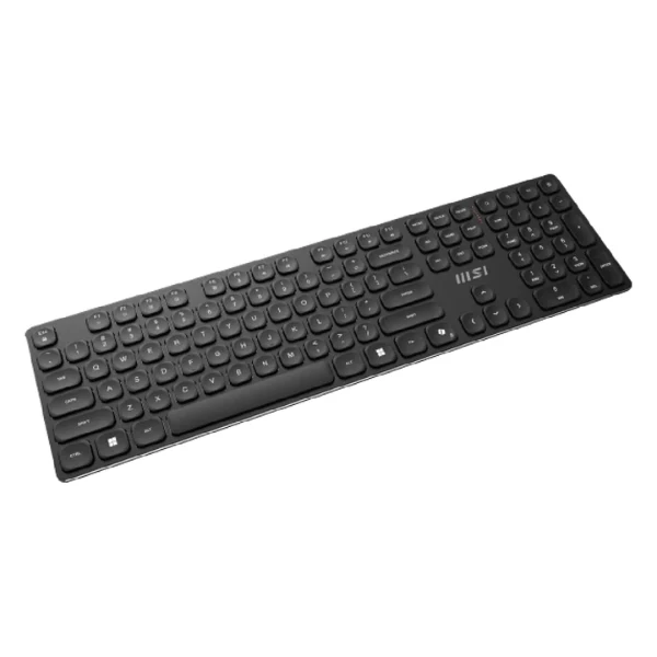 Combo Teclado y Mouse MSI Forge GK210 Wireless - Teclado Español - 2.4GHz USB - Mouse 1600 DPI - 6 Botones - Batería Recargable - S11-43LS201-Y92 - Negro