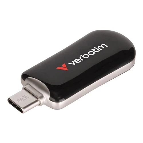 Memoria USB Verbatim 64GB Plectra USB-C 3.2 Gen 1 Flash Drive Negro