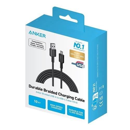Accesorio Anker BRAID USBA-C 10FT