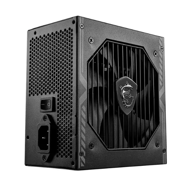 Fuente de Poder MSI MAG A550BN 550W 80 PLUS Bronze Active PFC - ATX - PCIe - No Modular - 306-7ZP2A12-CE0 - Negro